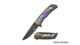 Couteau de chasse damas...