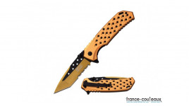 Couteau pliant doré MTech USA