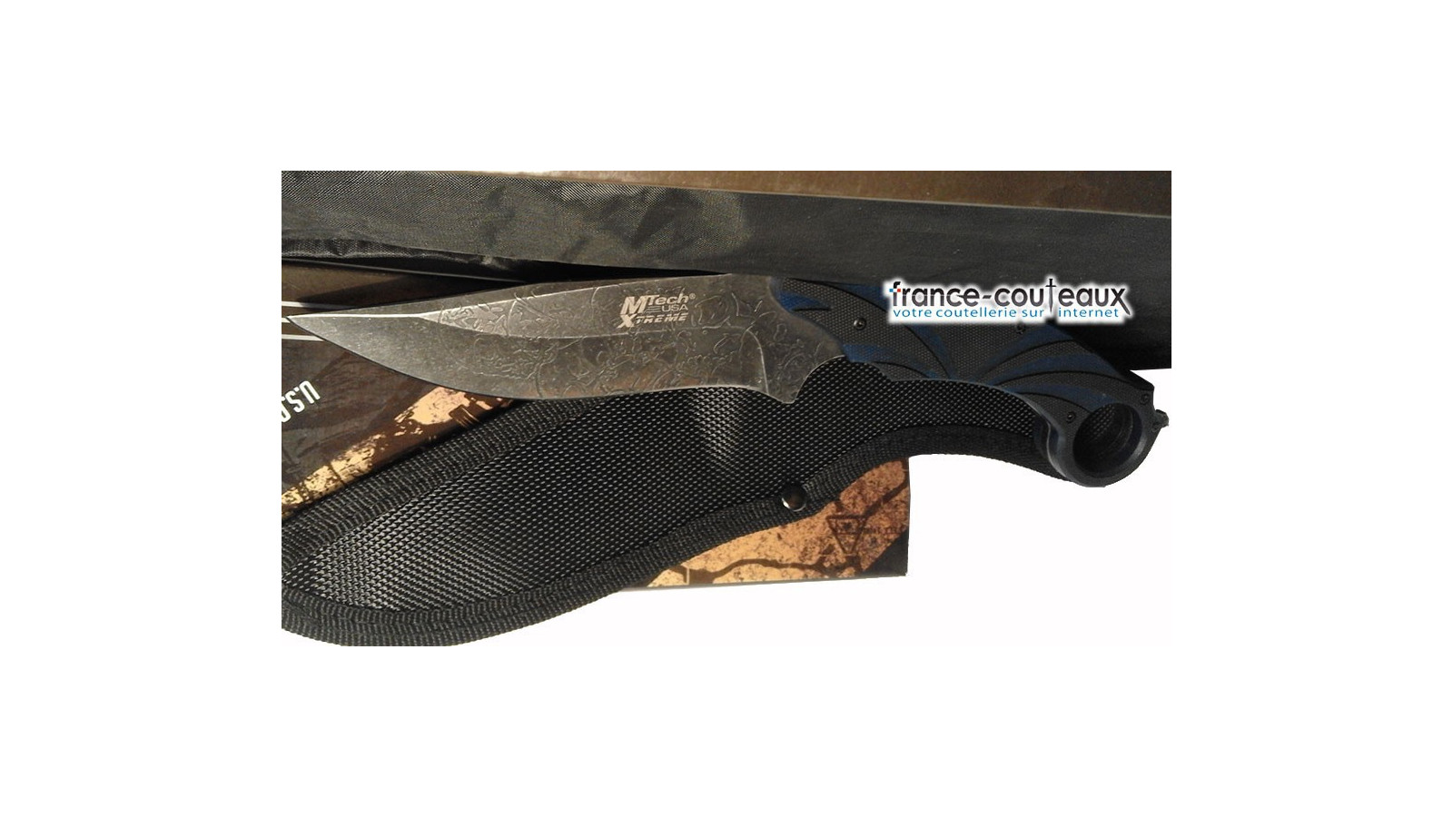 Couteau Buck Compadre Camp Knife - lame rouge