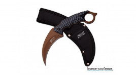 Couteau de lancer Herbertz noir et inox - 21.5cm