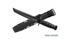 Poignard Ka-Bar type 1245 avec lame tanto noir mat