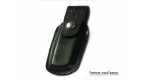 Fourreau BOKER en cuir - noir - bouton pression - BOK090070