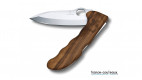 Couteau de poche Victorinox Hunter pro manche en bois noyer avec étui kaki