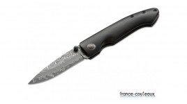 Couteau pliant Gent 2 Boker en acier Damas et manche ébéne