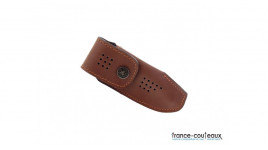 Etui Le Sportif en cuir marron Max capdebarthes