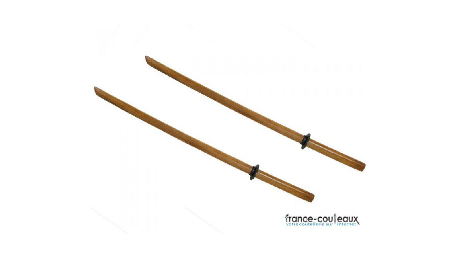 Paire de Bokken épées en bois Katana - 95 cm