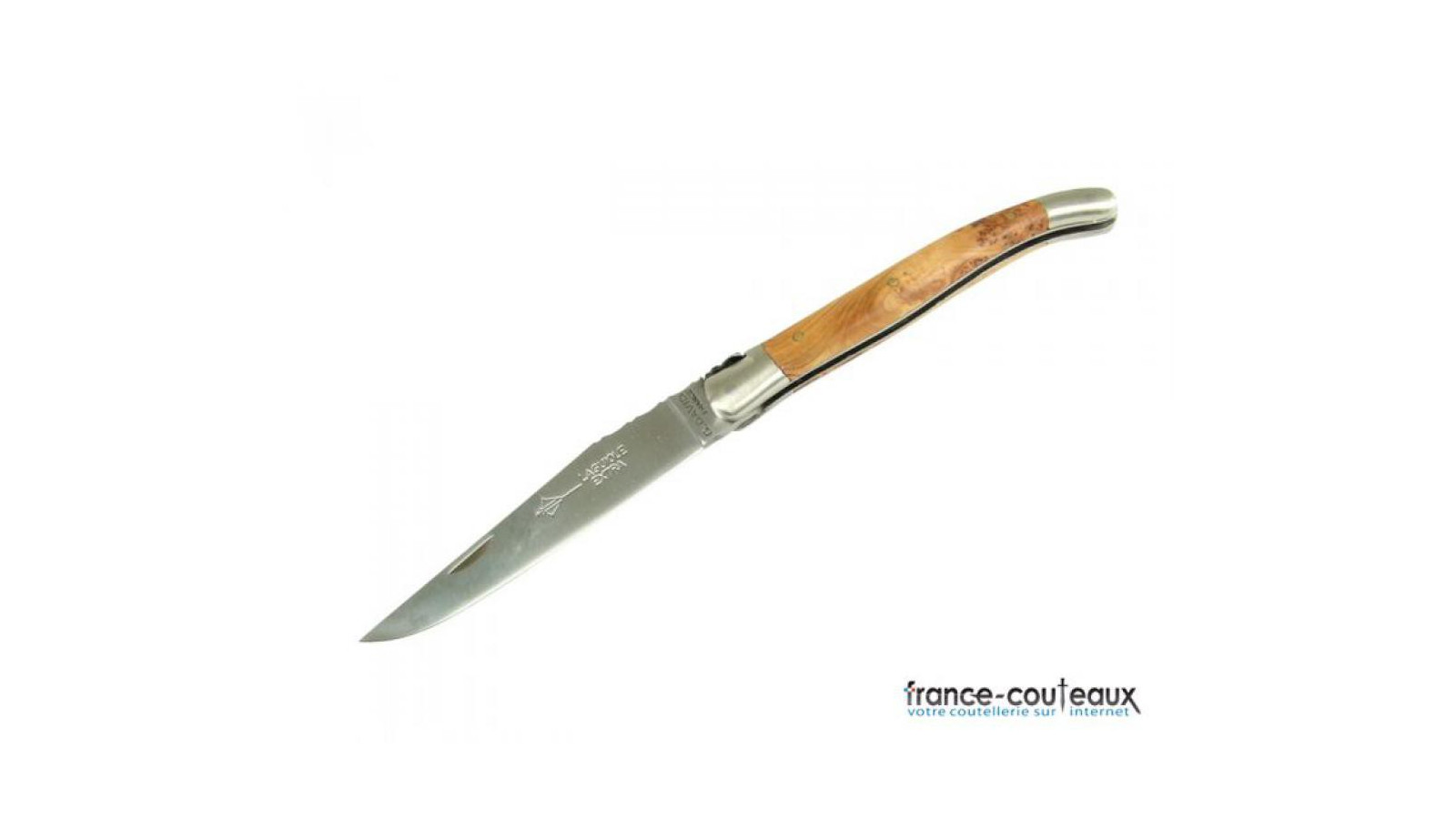 Couteau Laguiole G.DAVID 6412 - Genevrier - 2 mitres - 12 cm