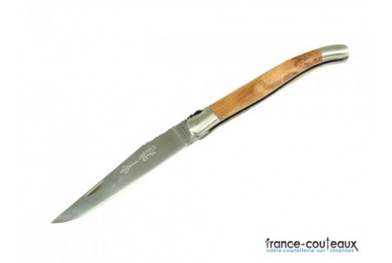 Couteau Laguiole G.DAVID 6412 - Genevrier - 2 mitres - 12 cm