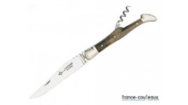 Couteau pliant en corne blonde - Lame 12 cm