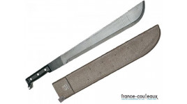 Machette type us avec scie à  bois et étui rigide - 60 cm
