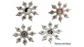 Etoile de lancer ninja avec étui - Shuriken