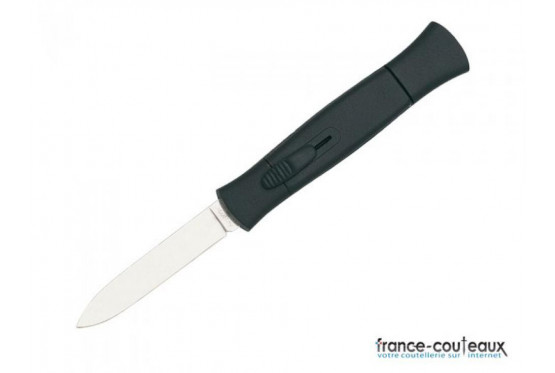 Couteau a lame éjectable manche noir Lame 8 cm