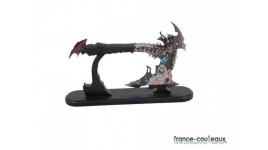 Dague fantastique en forme de hache la mort - 30 cm