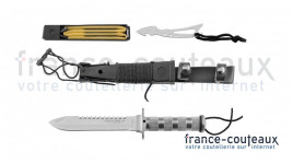 Couteau de survie Combat King II inox