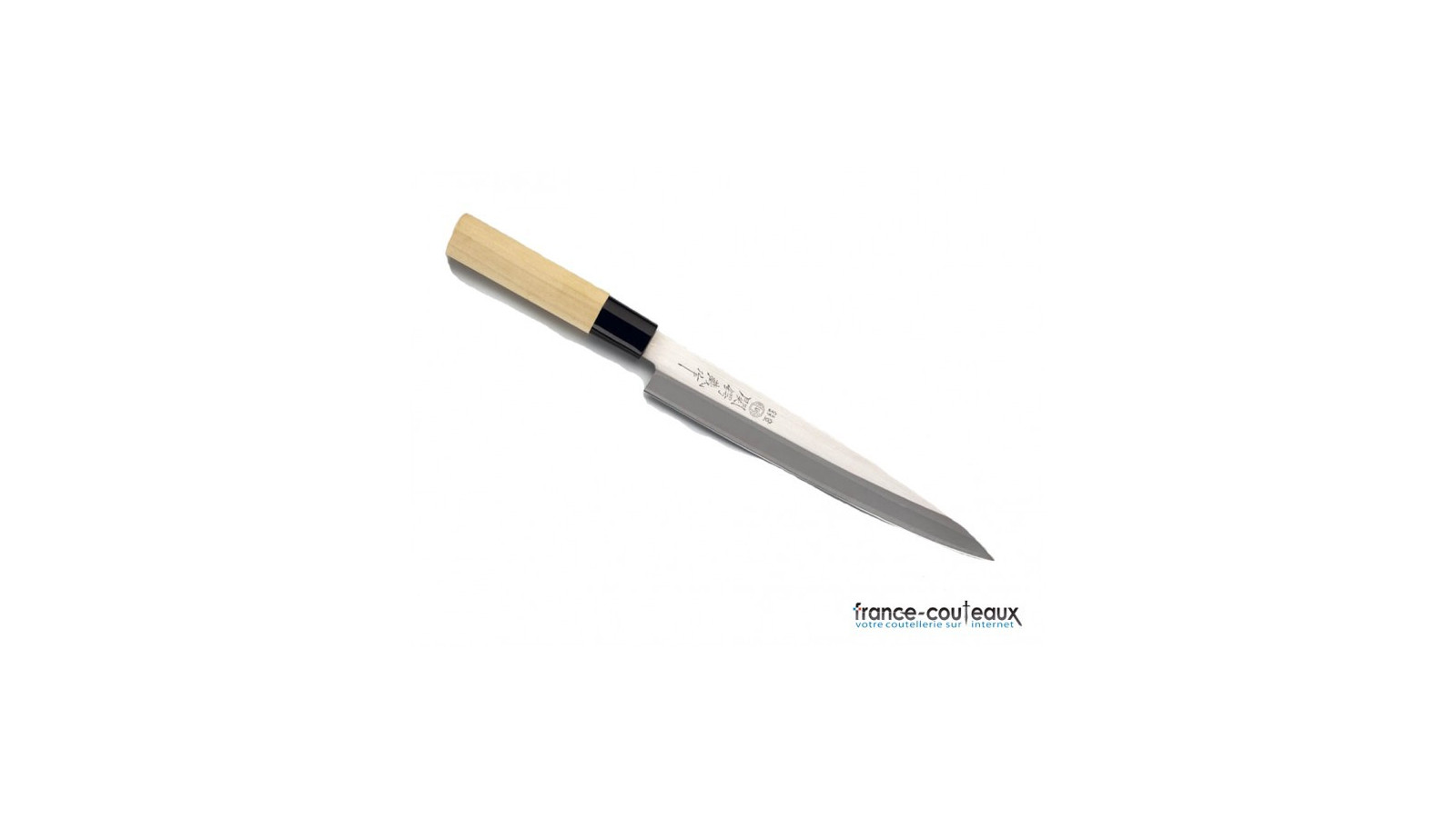 Couteau de cuisine japonais Sashimi avec lame inox 21cm
