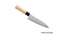 Couteau de cuisine chef japonais Gyuto avec lame 18cm