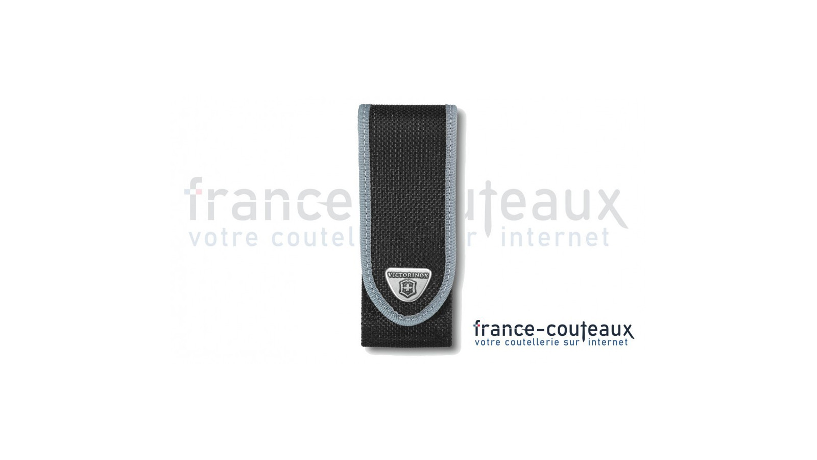 2 couteaux plein manche a lancer 11 cm et pochette de rangement en cordura noir