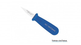 Couteau à huitres Nogent *** Bleu inox