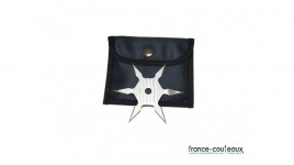 Etoile de ninja 6 branches en acier inoxydable