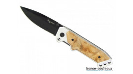 Couteau Laguiole lame noire avec clip de ceinture