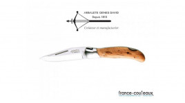 Laguiole chasse genevrier G david 12 cm