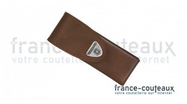Etui cuir Victorinox marron pour swisstool spirit plus