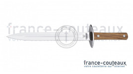 Dague de chasse a servir - manche en olivier