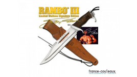 Poignard Rambo III - Sylverster Stallone Signature Edition