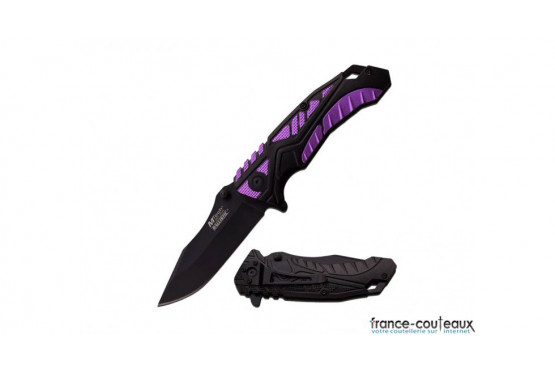 Couteau de poche Coroner MT-A954PE violet et noir
