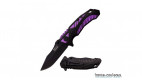 Couteau de poche Coroner MT-A954PE violet et noir