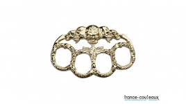 Coup de poing américain US cemetery skeletons Gold