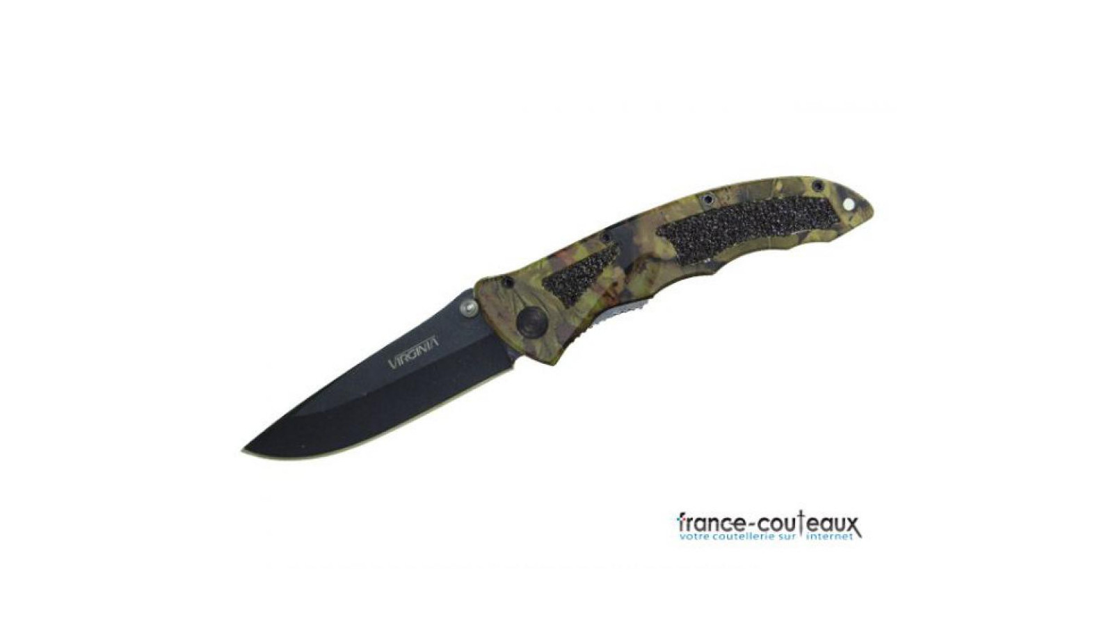 Couteau de poche CAMO HUNT - Une main - Virginia VI8297