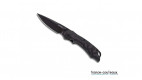 Couteau pliant CRKT moxie noir avec clip