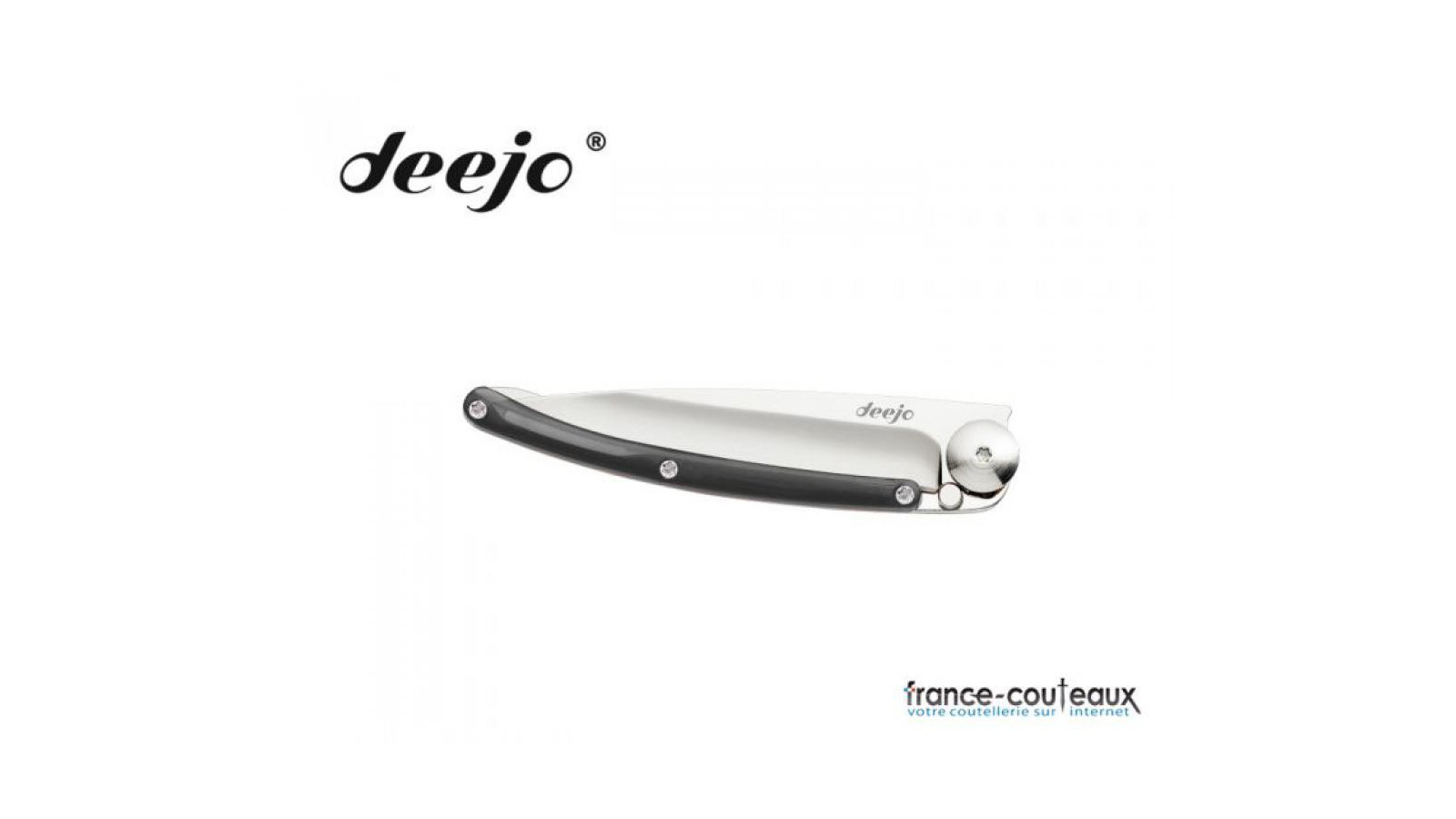 Couteau Deejo color 27G blanc Deejo - couteaux clic