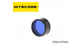 Filtre bleu Nitecore pour lampe de poche diametre 25 mm