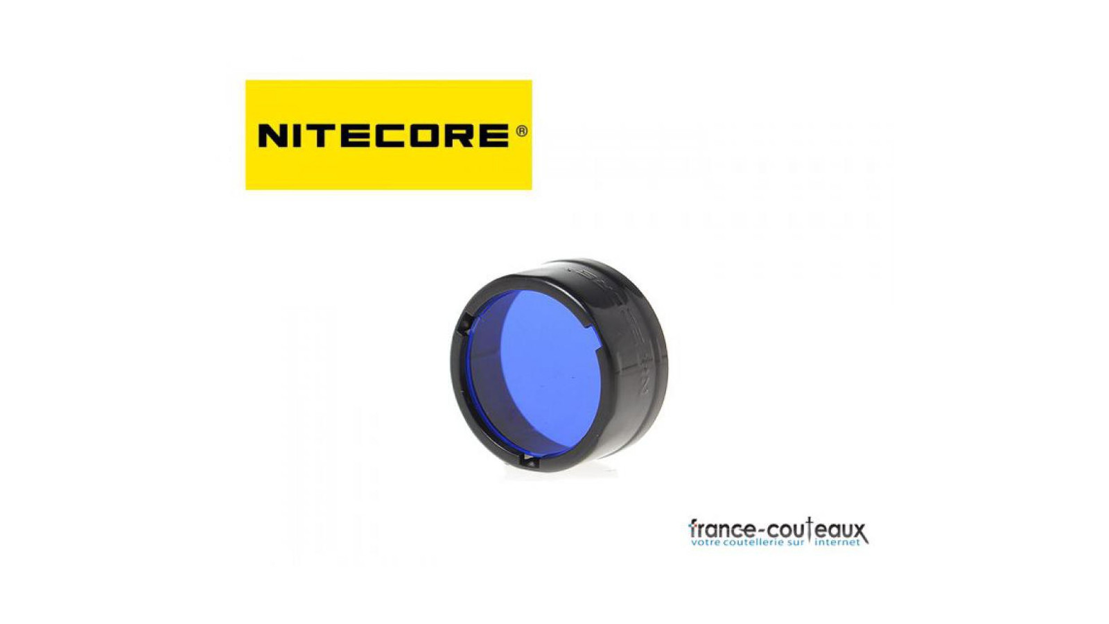 Filtre bleu Nitecore pour lampe de poche diametre 25 mm