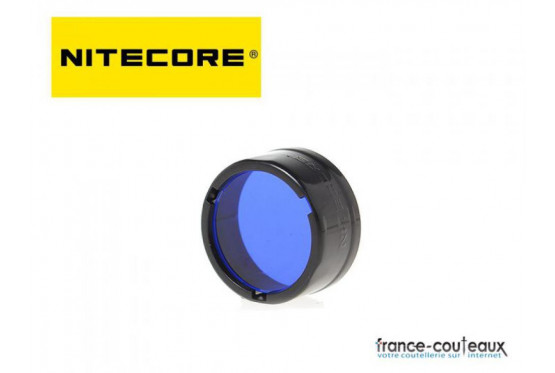 Filtre bleu Nitecore pour lampe de poche diametre 25 mm