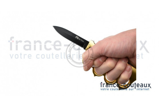 Couteau courbe Böker Gnome manche olivier
