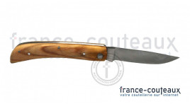 Couteau pliant Atelier manche bois clair lame 9 cm