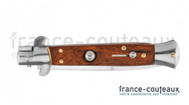 Couteau automatique italien manche en bois sicilien