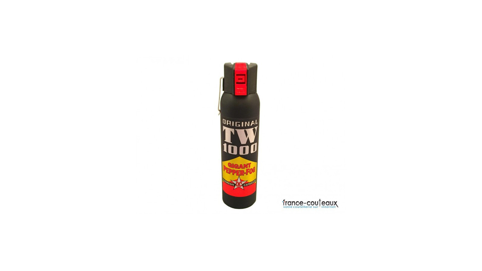 Bombe lacrymogène au gaz poivre OC - TW1000 gigant - 150ML