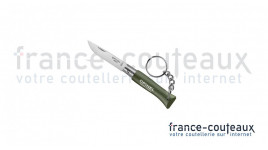 Porte clef Opinel n° 04 inox manche Kaki