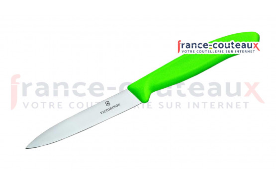 Couteau office Victorinox lame 10 cm Manche vert