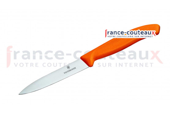 Couteau office Victorinox lame 10 cm Manche orange