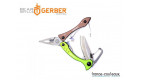 Pince Gerber Crucial Pocket Tool multifonctions 9 outils vert et marron
