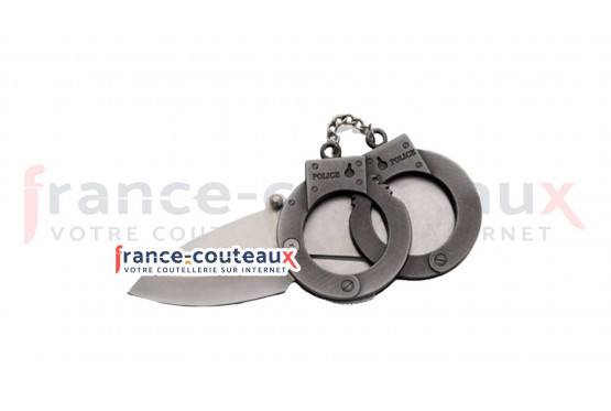 Couteau de poche menottes police USA