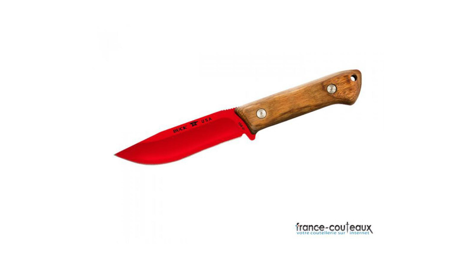 Couteau Buck Compadre Camp Knife - lame rouge