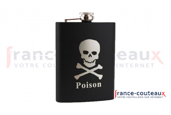 Flasque à alcool avec logo Poison