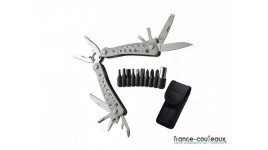 Pince Multi-fonctions Full Tools avec 10 embouts et son étui nylon