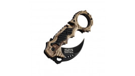 Couteau pliant Karambit Desert Thorn Black field